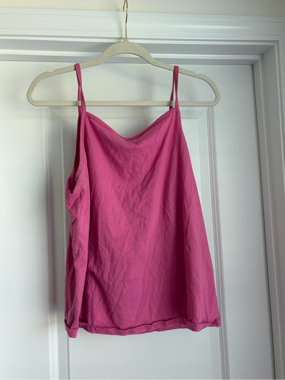 Old Navy Hot Pink Adjustable Strap Cami
